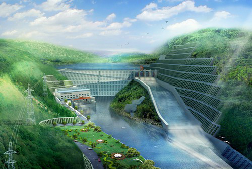西固老挝南塔河1号水电站项目